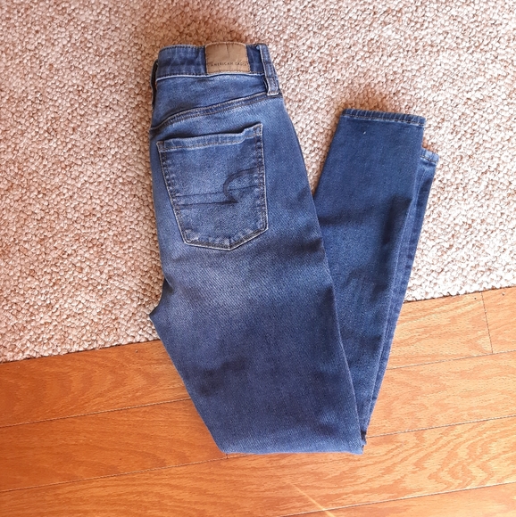 American Eagle Super Hi Rise Jegging Jeans size 4 Short - Picture 10 of 16